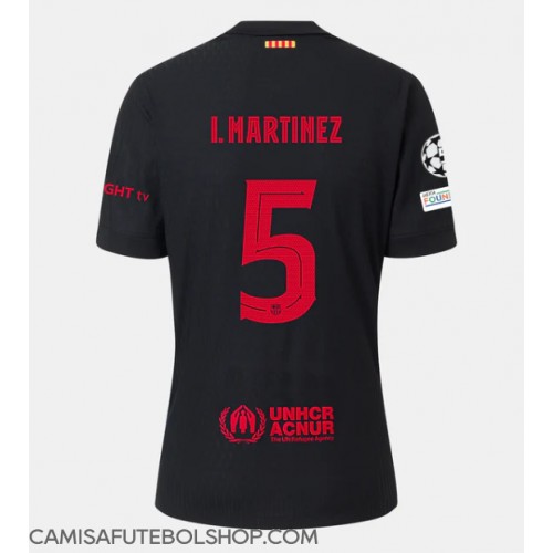 Camisa de time de futebol Barcelona Inigo Martinez #5 Replicas 2º Equipamento 2024-25 Manga Curta